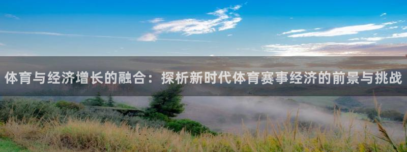 体育与经济增长的融合：探析新时代体育赛事经济的前景与挑战